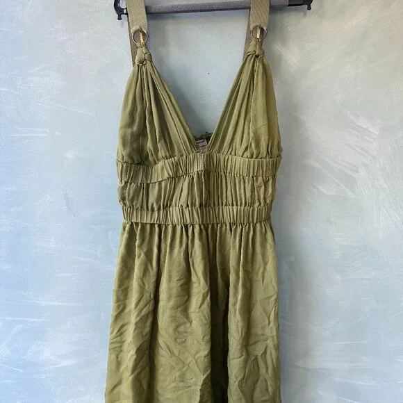 Alberta Ferretti | Dresses | Philosophy Alberta Ferretti Green Silk Dress |  Poshmark